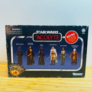 Star Wars The Acolyte Retro Collection 6 Figure Set Kenner Hasbro NIB